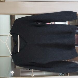 Cashmere Charter Club Luxury Women's Gray Sweater Medium